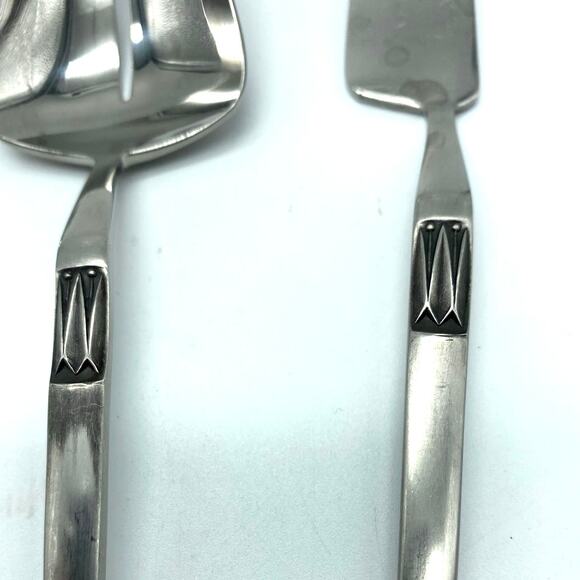 Arthur‎ SALM Mid Century Stainless Steel Japan Serving Set 5 Pc ASFI Satin - Picture 10 of 10